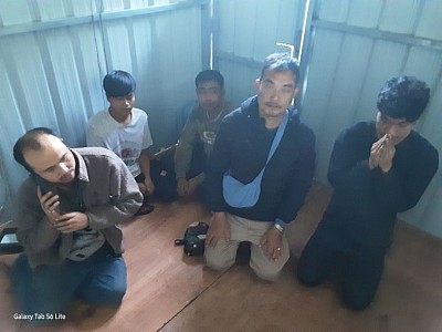 Tiny House donors from Taunggyi on Mount 41 (December 6, 2024).