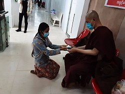 Blood Donation in Pan Hlaing Hospital in Taunggyi.